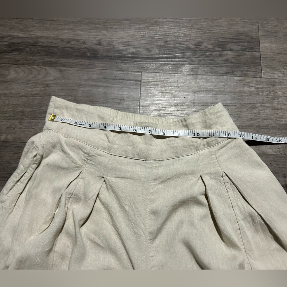 Women’s Free People Viscose Linen Blend Barrel Leg Cropped Pant XS - Picture 5 of 8